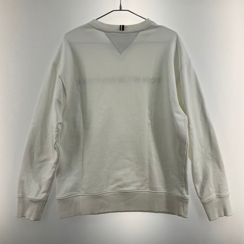 【中古品】【メンズ】 TOMMY HILFIGER トミーヒルフィガー スウェット 147-260409-SS-03-iwa サイズ：S カラー：ホワイト 万代Net店