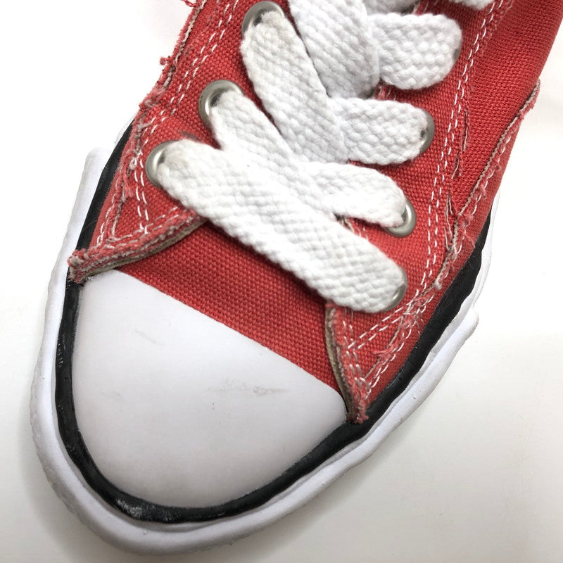 【中古品】【メンズ/レディース】 MIHARA YASUHIRO ミハラヤスヒロ PETERSON LOW ORIGINAL SOLE CANVAS LOWCUT ピーターソンロー オリジナル ソール キャンバス ローカット スニーカー 靴 162-250803-hn-03-fur サイズ：40(25.0相当) カラー：レッド/ホワイト 万代Net店