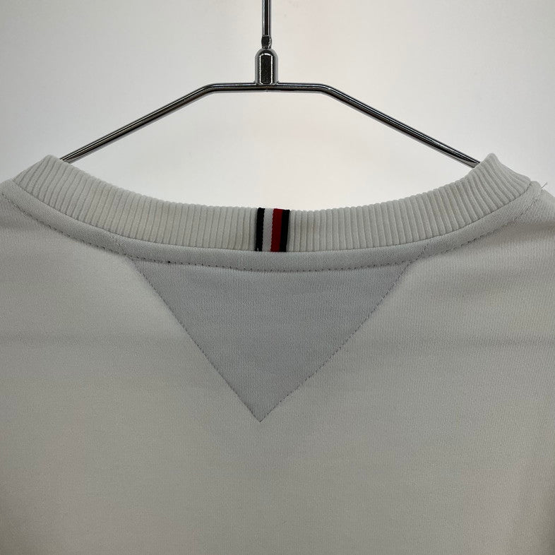 【中古品】【メンズ】 TOMMY HILFIGER トミーヒルフィガー スウェット 147-260409-SS-03-iwa サイズ：S カラー：ホワイト 万代Net店