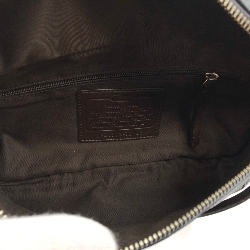 【現状渡し品】【メンズ】 COACH コーチ トンプソン シティ ウエストバッグ ボディバッグ カバン 180-260706-hn-01-fur カラー：ネイビー/ブラウン 万代Net店