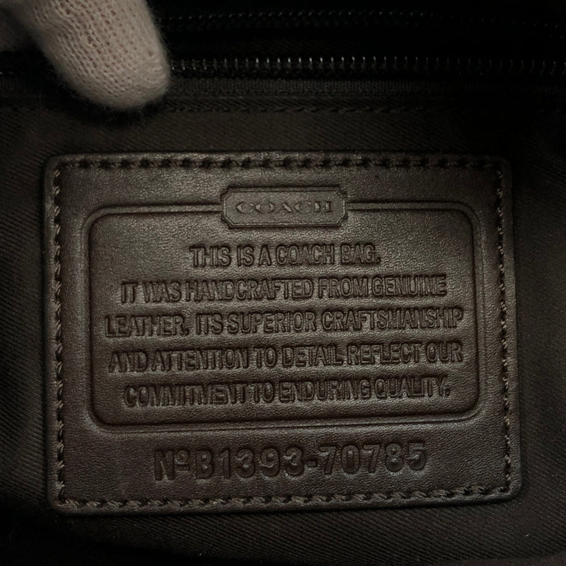 【現状渡し品】【メンズ】 COACH コーチ トンプソン シティ ウエストバッグ ボディバッグ カバン 180-260706-hn-01-fur カラー：ネイビー/ブラウン 万代Net店