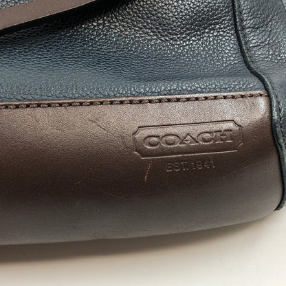 【現状渡し品】【メンズ】 COACH コーチ トンプソン シティ ウエストバッグ ボディバッグ カバン 180-260706-hn-01-fur カラー：ネイビー/ブラウン 万代Net店