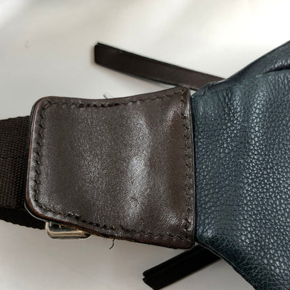 【現状渡し品】【メンズ】 COACH コーチ トンプソン シティ ウエストバッグ ボディバッグ カバン 180-260706-hn-01-fur カラー：ネイビー/ブラウン 万代Net店