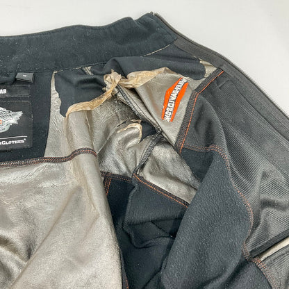 【現状渡し品】【メンズ】 HARLEY DAVIDSON ハーレーダビッドソン ZIP UP JACKET 147-260409-SS-04-iwa サイズ：M カラー：ブラック 万代Net店