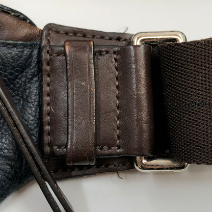 【現状渡し品】【メンズ】 COACH コーチ トンプソン シティ ウエストバッグ ボディバッグ カバン 180-260706-hn-01-fur カラー：ネイビー/ブラウン 万代Net店