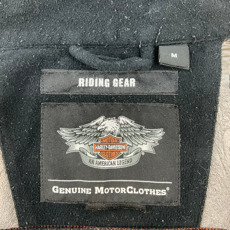 【現状渡し品】【メンズ】 HARLEY DAVIDSON ハーレーダビッドソン ZIP UP JACKET 147-260409-SS-04-iwa サイズ：M カラー：ブラック 万代Net店
