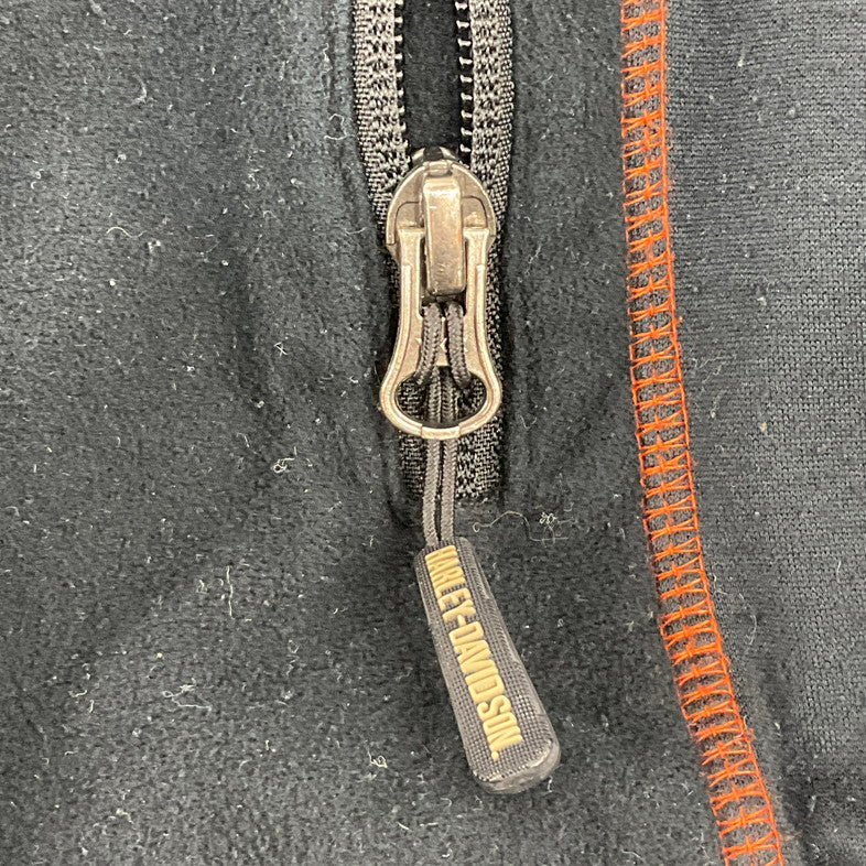 【現状渡し品】【メンズ】 HARLEY DAVIDSON ハーレーダビッドソン ZIP UP JACKET 147-260409-SS-04-iwa サイズ：M カラー：ブラック 万代Net店
