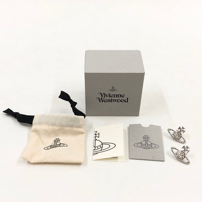 【中古品】【レディース】 VIVIENNE WESTWOOD ヴィヴィアンウエストウッド MAYFAIR BAS RELIEF EARRINGS 62010029 メイフェア バス レリーフ ピアス アクセサリー 182-260706-hn-03-fur カラー：シルバー 万代Net店