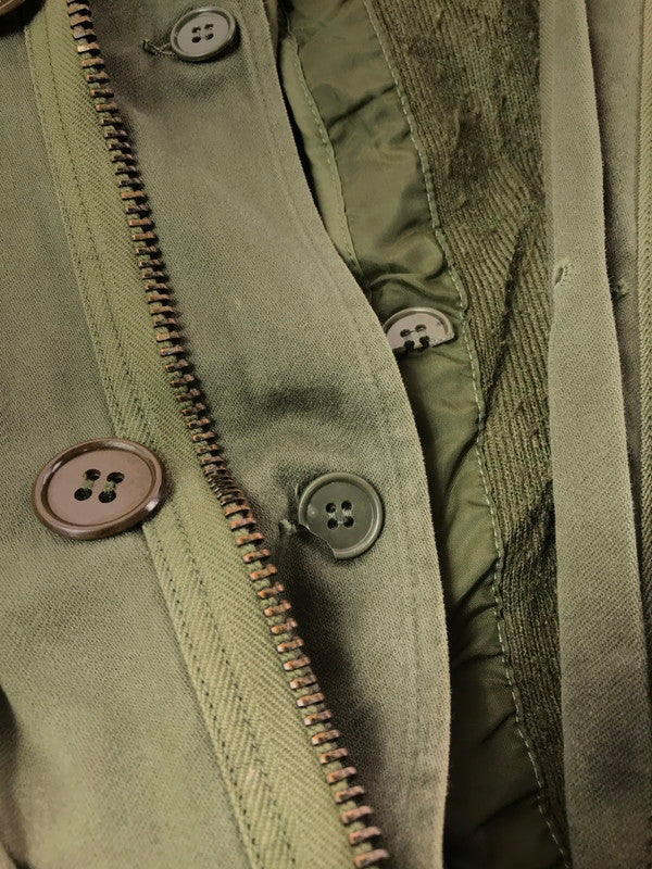 【現状渡し品】【メンズ】 USED ユーズド M64 MILITARY COAT MODEL 1964 ミリタリー コート アウター 146-261027-ty-11-tagh サイズ：不明 カラー：カーキ 万代Net店