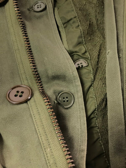 【現状渡し品】【メンズ】 USED ユーズド M64 MILITARY COAT MODEL 1964 ミリタリー コート アウター 146-261027-ty-11-tagh サイズ：不明 カラー：カーキ 万代Net店