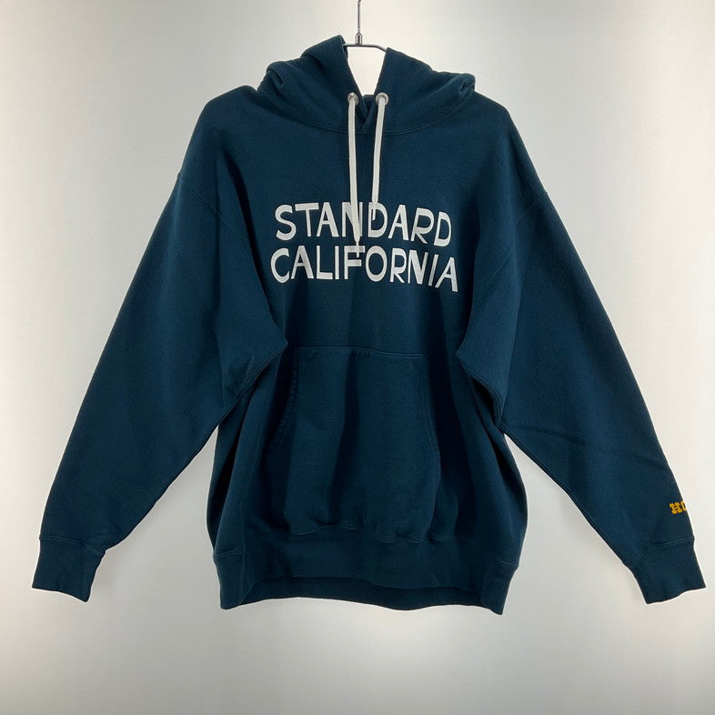 【中古品】【メンズ】 STANDARD CALIFORNIA スタンダードカリフォルニア パーカー 145-260409-SS-05-iwa サイズ：M カラー：ネイビー 万代Net店