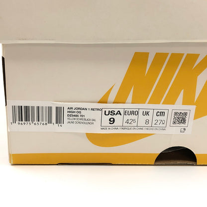 【中古美品】【メンズ】 NIKE ナイキ AIR JORDAN 1 RETRO HIGH OG "YELLOW OCHRE" DZ5485-701 エアジョーダン1 レトロ ハイ OG イエローオークル スニーカー シューズ 靴 160-251110-hn-05-fur サイズ：27.0cm US 9 カラー：マルチカラー 万代Net店