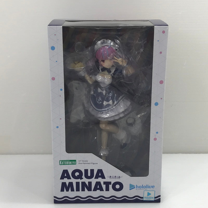【中古品】 コトブキヤ ホロライブプロダクション 湊あくあ 1/7スケール フィギュア 特典の「満点笑顔パーツ TT606」付き 開封済み 053-260925-ti-04-tag 万代Net店