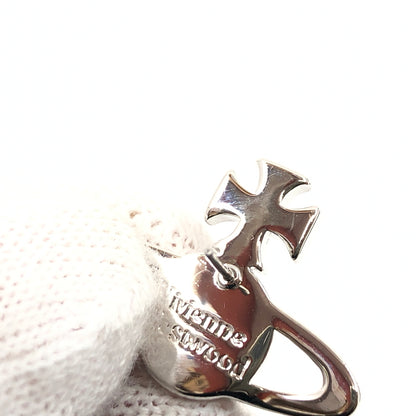 【中古品】【レディース】 VIVIENNE WESTWOOD ヴィヴィアンウエストウッド MAYFAIR BAS RELIEF EARRINGS 62010029 メイフェア バス レリーフ ピアス アクセサリー 182-260706-hn-03-fur カラー：シルバー 万代Net店