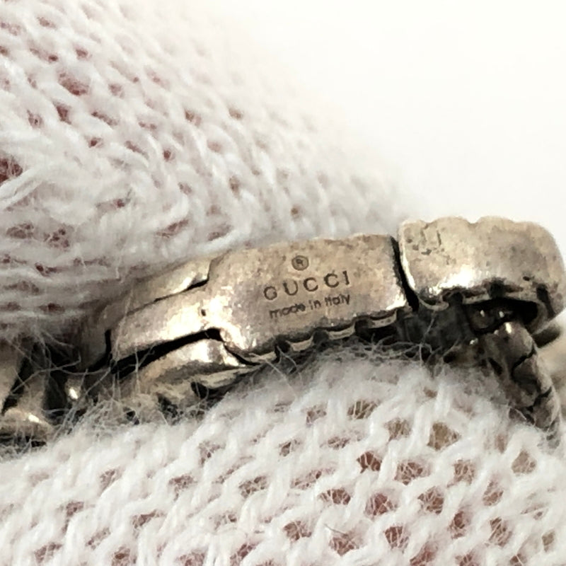 【中古品】【メンズ/レディース】 GUCCI グッチ INTERLOCKING G LOGO BRACELET AG925 4217G 8402 インターロッキング G ロゴ ブレスレット シルバー925 アクセサリー 182-260706-hn-04-fur カラー：シルバー 万代Net店