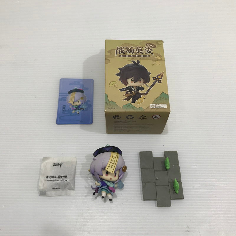 【中古品】 原神 戦場の英姿 コレクションフィギュア 璃月篇 神像 鍾離 刻晴 甘雨 七七 行秋 重雲 全7種セット 開封済み 052-260609-ti-02-tag 万代Net店