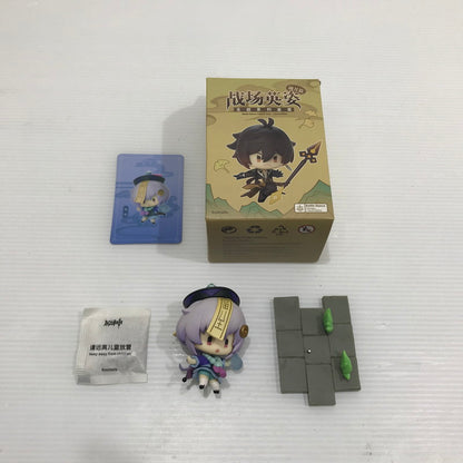 【中古品】 原神 戦場の英姿 コレクションフィギュア 璃月篇 神像 鍾離 刻晴 甘雨 七七 行秋 重雲 全7種セット 開封済み 052-260609-ti-02-tag 万代Net店