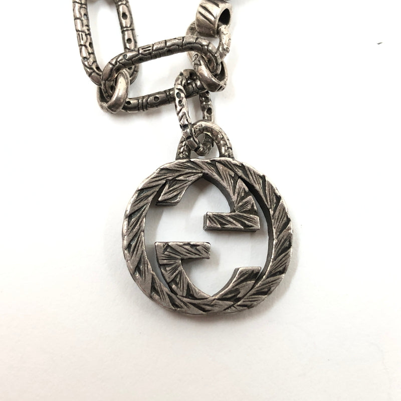【中古品】【メンズ/レディース】 GUCCI グッチ INTERLOCKING G LOGO BRACELET AG925 4217G 8402 インターロッキング G ロゴ ブレスレット シルバー925 アクセサリー 182-260706-hn-04-fur カラー：シルバー 万代Net店