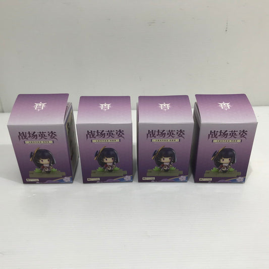 【中古美品】 原神 戦場の英姿 コレクションフィギュア 稲妻篇 雷電将軍 宵宮 五郎×2 3種4体セット 開封済み 052-260609-ti-06-tag 万代Net店