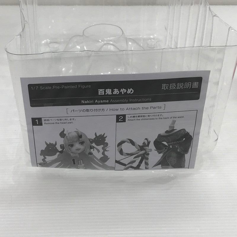 【中古美品】 コトブキヤ ホロライブプロダクション 百鬼あやめ 1/7スケール フィギュア 開封済み 053-260925-ti-05-tag 万代Net店