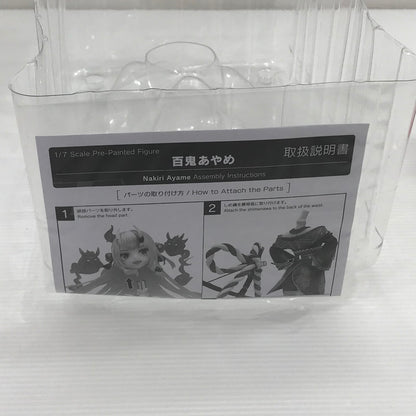 【中古美品】 コトブキヤ ホロライブプロダクション 百鬼あやめ 1/7スケール フィギュア 開封済み 053-260925-ti-05-tag 万代Net店
