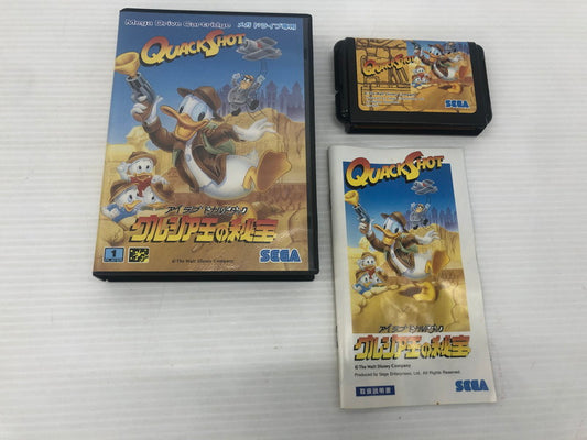 【中古品】 ｱｲﾗﾌﾞﾄﾞﾅﾙﾄﾞﾀﾞｯｸﾞ･ｸﾞﾙｼﾞｱ王の秘宝 メガドライブソフト 023-261021-ns-07-teih 万代Net店