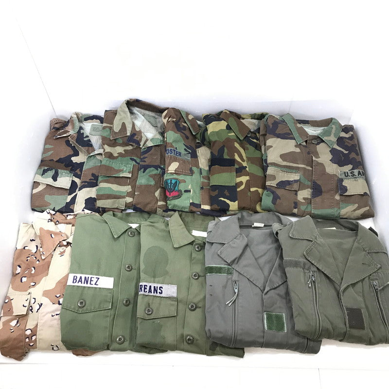 【現状渡し品】【メンズ】 まとめ売り ミリタリー服 10着セット 146-251226-yk-06-tag 万代Net店