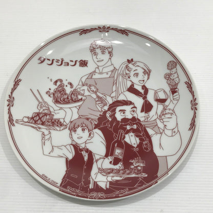 【中古美品】 KADOKAWA ダンジョン飯 集合 オリジナルプレート 「ダンジョン飯 迷宮探索展」 限定グッズ付きチケット特典 開封済 未使用品 051-260609-ti-07-tag 万代Net店