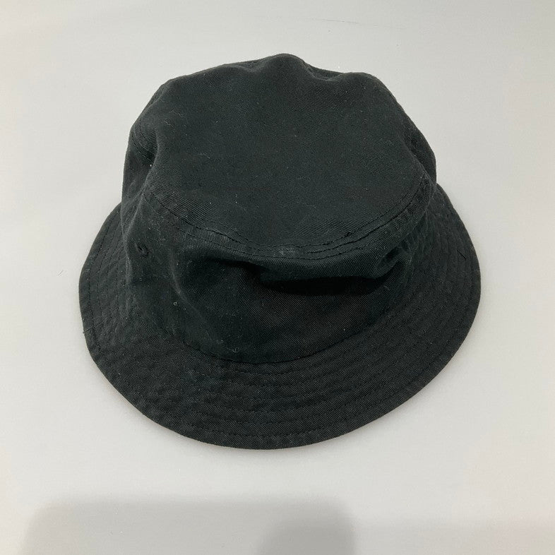 【中古品】【メンズ】 STUSSY ステューシー SSロゴ＆ストックロゴ刺繍ブラックバケットハット 185-260410-SS-01-iwa サイズ：S/M カラー：ブラック 万代Net店