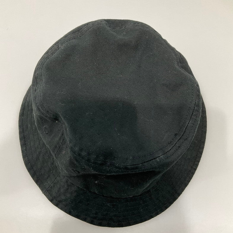 【中古品】【メンズ】 STUSSY ステューシー SSロゴ＆ストックロゴ刺繍ブラックバケットハット 185-260410-SS-01-iwa サイズ：S/M カラー：ブラック 万代Net店