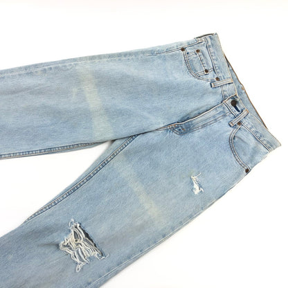【ジャンク品】【メンズ】 Levi's リーバイス 90S STRAIGHT DENIM PANTS 508-0225 90年代 ストレートデニムパンツ ボトムス 158-260126-hn-06-fur サイズ：W30 L34 カラー：ブルー系 万代Net店