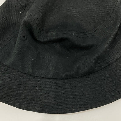 【中古品】【メンズ】 STUSSY ステューシー SSロゴ＆ストックロゴ刺繍ブラックバケットハット 185-260410-SS-01-iwa サイズ：S/M カラー：ブラック 万代Net店