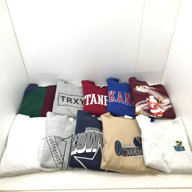 【現状渡し品】【メンズ】 まとめ売り スウェット 10着セット 146-251226-yk-07-tag 万代Net店