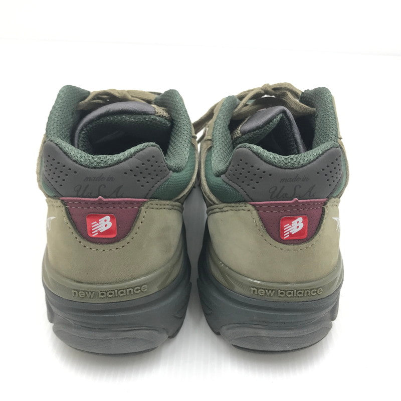 【中古】【メンズ】 NEW BALANCE ニューバランス M990GP3 990V3 スニーカー 靴 162-240914-na-8-tag サイズ：US 8 26cm カラー：オリーブ/グリーン 万代Net店