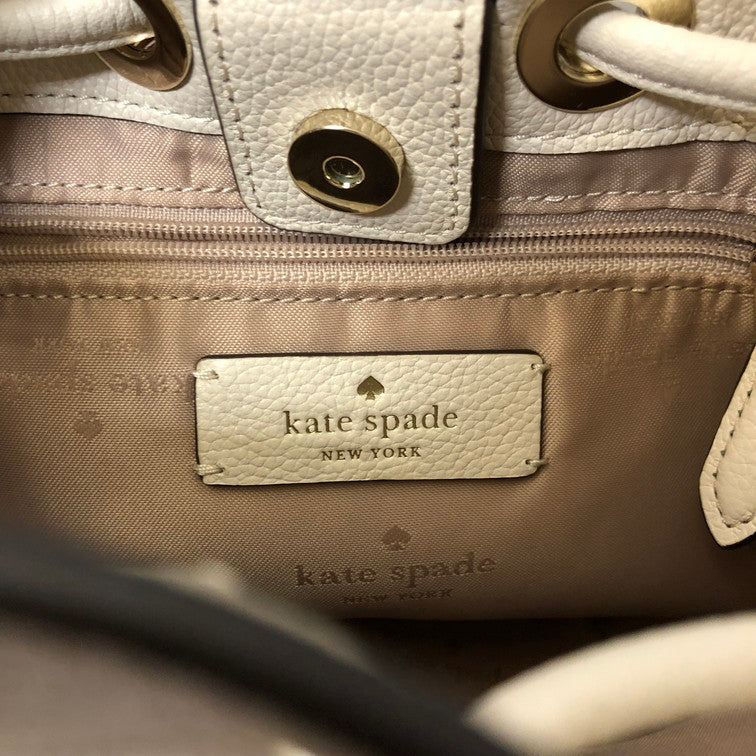 【中古品】【レディース】 Kate Spade ケイトスペード KATE SPADE KC740 ロージーミニバケットバッグ 188-240716-wy-1-tom カラー：アイボリー 万代Net店