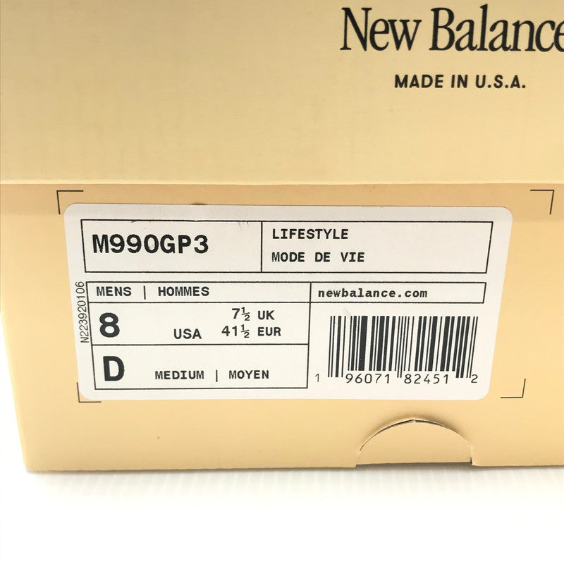 【中古】【メンズ】 NEW BALANCE ニューバランス M990GP3 990V3 スニーカー 靴 162-240914-na-8-tag サイズ：US 8 26cm カラー：オリーブ/グリーン 万代Net店