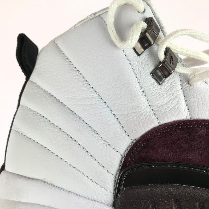 【中古品】【メンズ】 NIKE ナイキ × A MA MANIERE アママニエール WOMEN'S AIR JORDAN 12 WHITE AND BURGUNDY CRUSH ウィメンズ エアジョーダン12 160-251217-rt-14-tag サイズ：27cm US10 カラー：WHITE/BLACK-BURGUNDY CRUSH 万代Net店