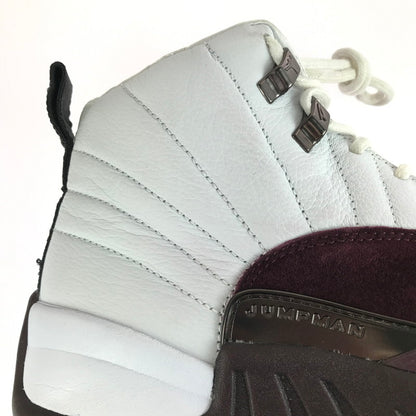 【中古品】【メンズ】 NIKE ナイキ × A MA MANIERE アママニエール WOMEN'S AIR JORDAN 12 WHITE AND BURGUNDY CRUSH ウィメンズ エアジョーダン12 160-251217-rt-14-tag サイズ：27cm US10 カラー：WHITE/BLACK-BURGUNDY CRUSH 万代Net店