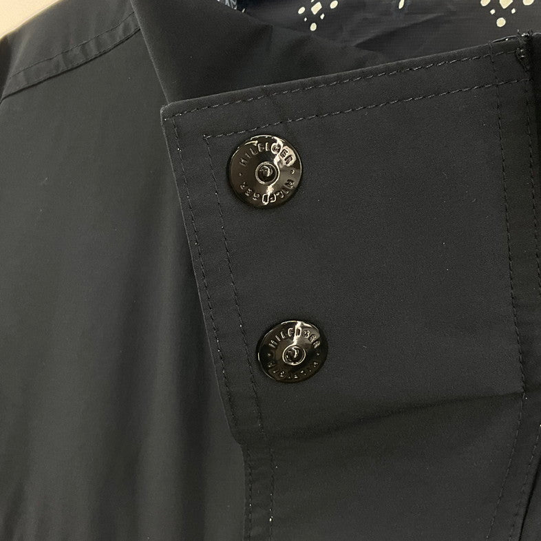 【中古品】【メンズ】 TOMMY HILFIGER トミーヒルフィガー カラーブロックリバーシブルジャケット 144-260410-SS-03-iwa サイズ：不明 カラー：ネイビー 万代Net店