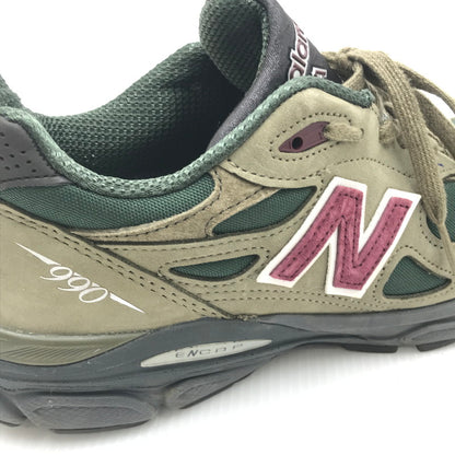 【中古】【メンズ】 NEW BALANCE ニューバランス M990GP3 990V3 スニーカー 靴 162-240914-na-8-tag サイズ：US 8 26cm カラー：オリーブ/グリーン 万代Net店