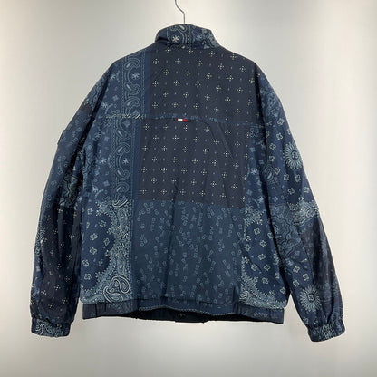 【中古品】【メンズ】 TOMMY HILFIGER トミーヒルフィガー カラーブロックリバーシブルジャケット 144-260410-SS-03-iwa サイズ：不明 カラー：ネイビー 万代Net店