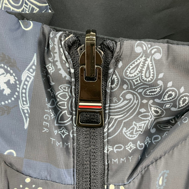 【中古品】【メンズ】 TOMMY HILFIGER トミーヒルフィガー カラーブロックリバーシブルジャケット 144-260410-SS-03-iwa サイズ：不明 カラー：ネイビー 万代Net店