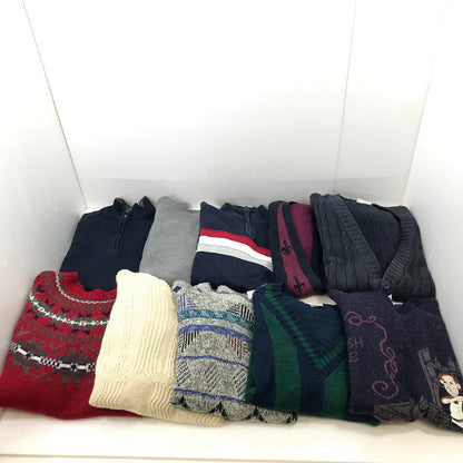 【現状渡し品】【メンズ】 まとめ売り ニット 10着セット 146-251226-yk-08-tag 万代Net店