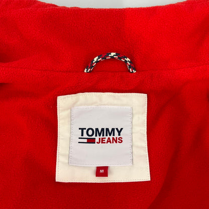 【中古品】【メンズ】 TOMMY JEANS オーバーサイズカラーブロックジャケット 144-260410-SS-04-iwa サイズ：M カラー：レッド ホワイト ネイビー 万代Net店