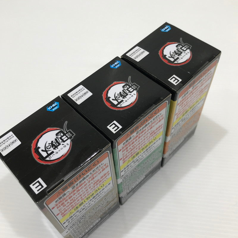 【中古美品】 鬼滅の刃 ワールドコレクタブルフィギュア 竈門炭治郎 我妻善逸 嘴平伊之助 コレクション 炭子 善子 猪子 3点セット プライズ品 未開封 051-260615-ti-11-tag 万代Net店