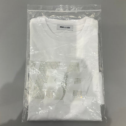 【未使用品】【メンズ】 WIND AND SEA WDS-SEA-22S-03 RHINE STONE S/S TEE 147-260410-SS-06-iwa サイズ：M カラー：ホワイト 万代Net店