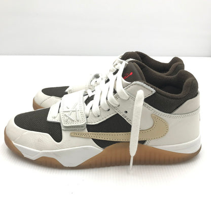 【中古美品】【メンズ】 NIKE ナイキ TRAVIS SCOTT トラヴィス スコット FZ8117-100 JUMPMAN JACK TR ジャンプマン ジャック スニーカー 靴 160-240914-na-12-tag サイズ：US 8 26cm カラー：SAIL/MUSLIN-DARK MOCHA 万代Net店