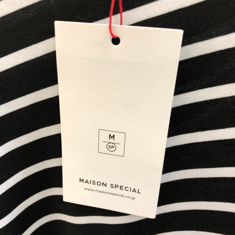 【中古美品】【メンズ】  MAISON SPECIAL ULTIMA ボーダー長袖Tシャツ 147-240716-wy-21-tom サイズ：2 カラー：ボーダー 万代Net店