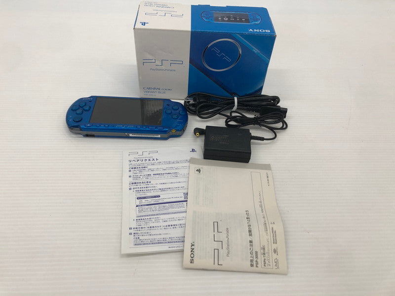 【中古品】 SONY ソニー PSP PSP-3000VB バイブラント・ブルー PlayStation Portable 023-260906-ns-01-teih 万代Net店