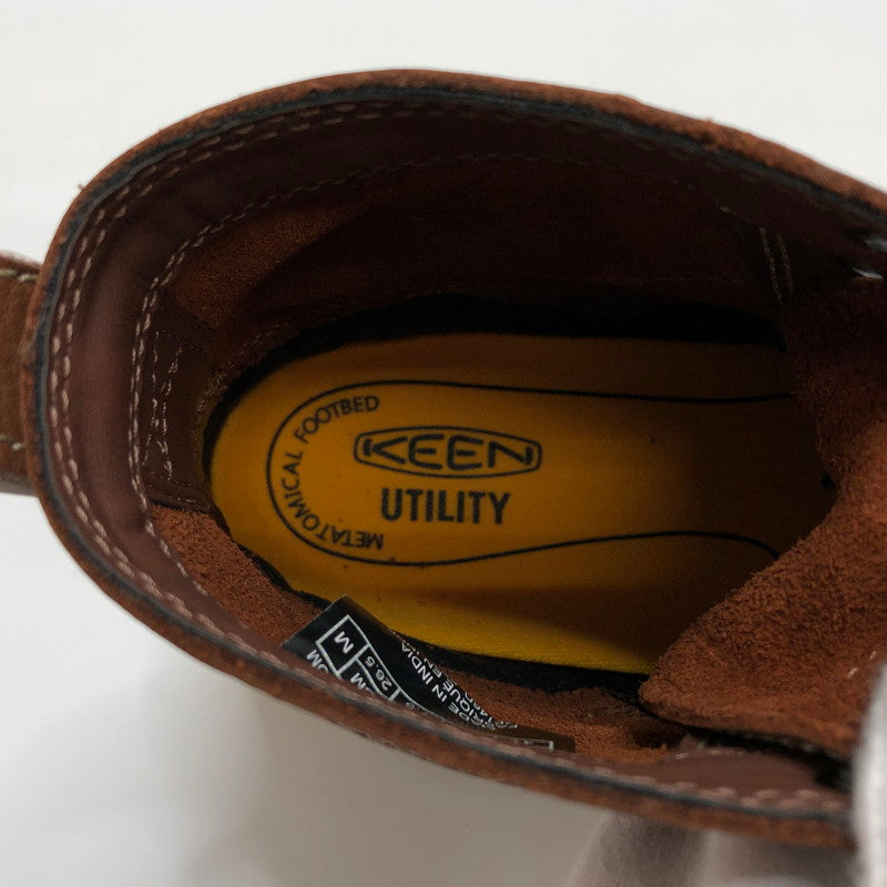 【中古品】【メンズ】 SAN JOSE 6 1020146D サンノゼ シックス レザー ワークブーツ シューズ 靴 164-250806-hn-04-fur サイズ：26.5cm US 8.5D カラー：ブラウン 万代Net店